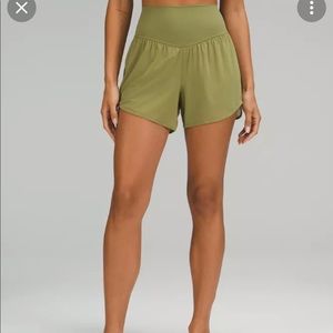 Nulu and Mesh high rise yoga shorts 3.5